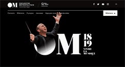 Desktop Screenshot of orchestremetropolitain.com